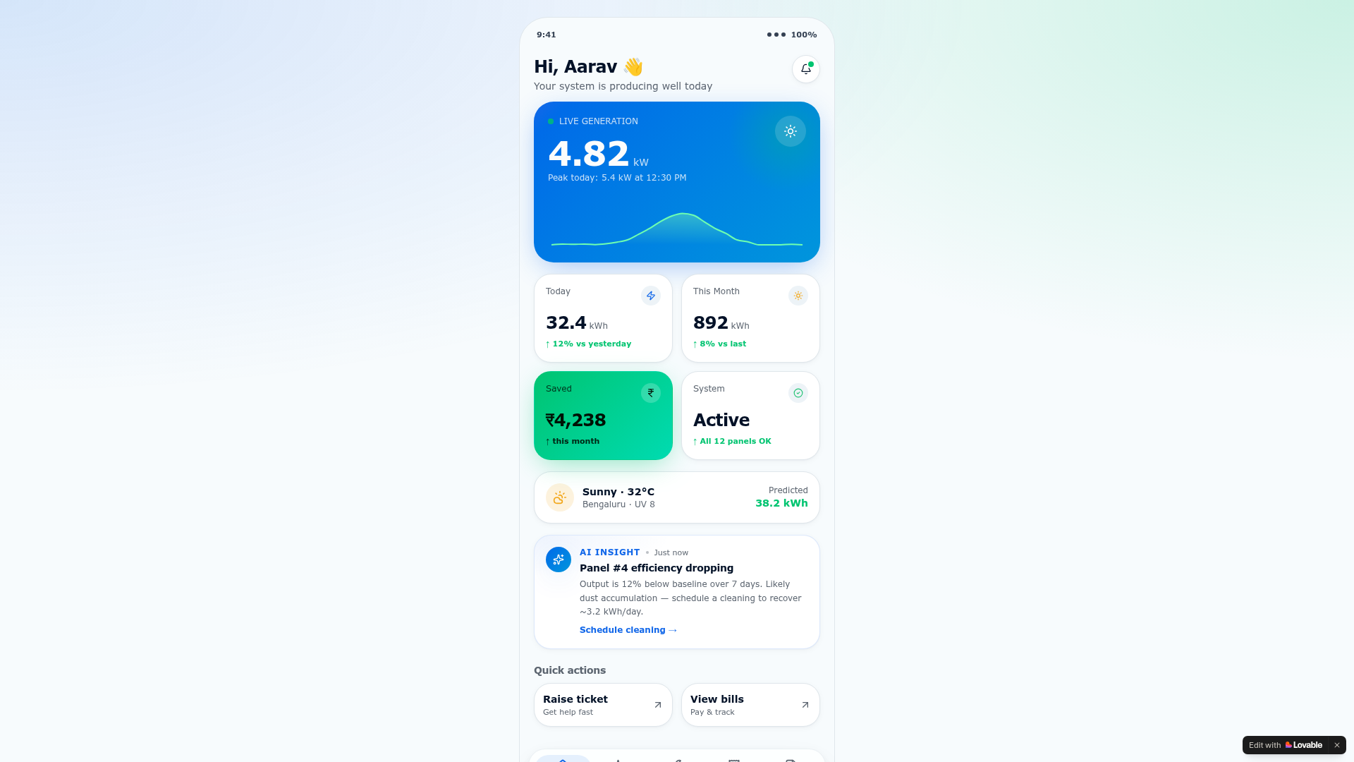 HelioHarvest — Solar EPC Consumer App